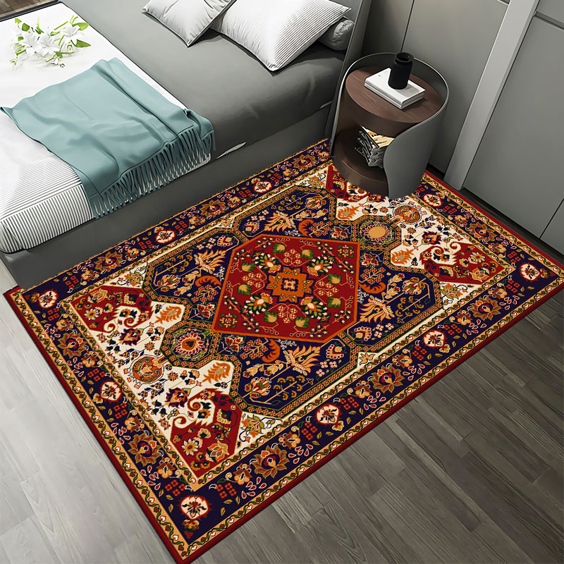 Retro Gaming Rug - سجادة فارسية عتيقة الطراز لغرفة المعيشة