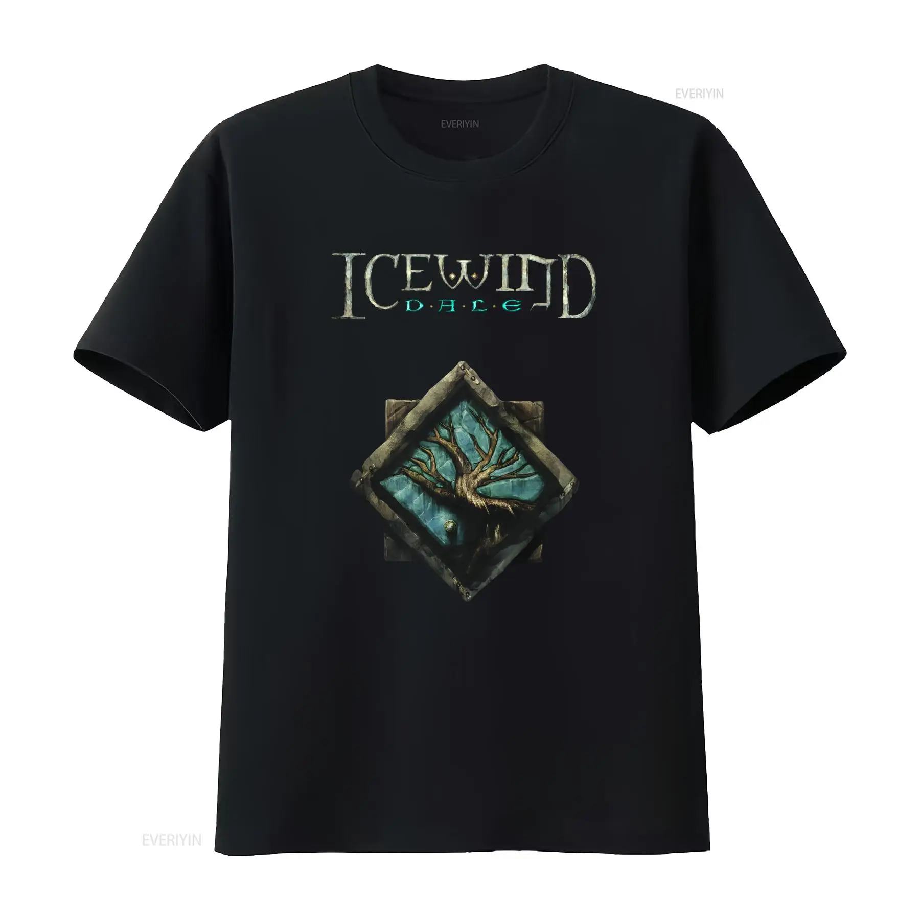 Retro Gaming Video - تي شيرت Icewind Dale Logo Classic