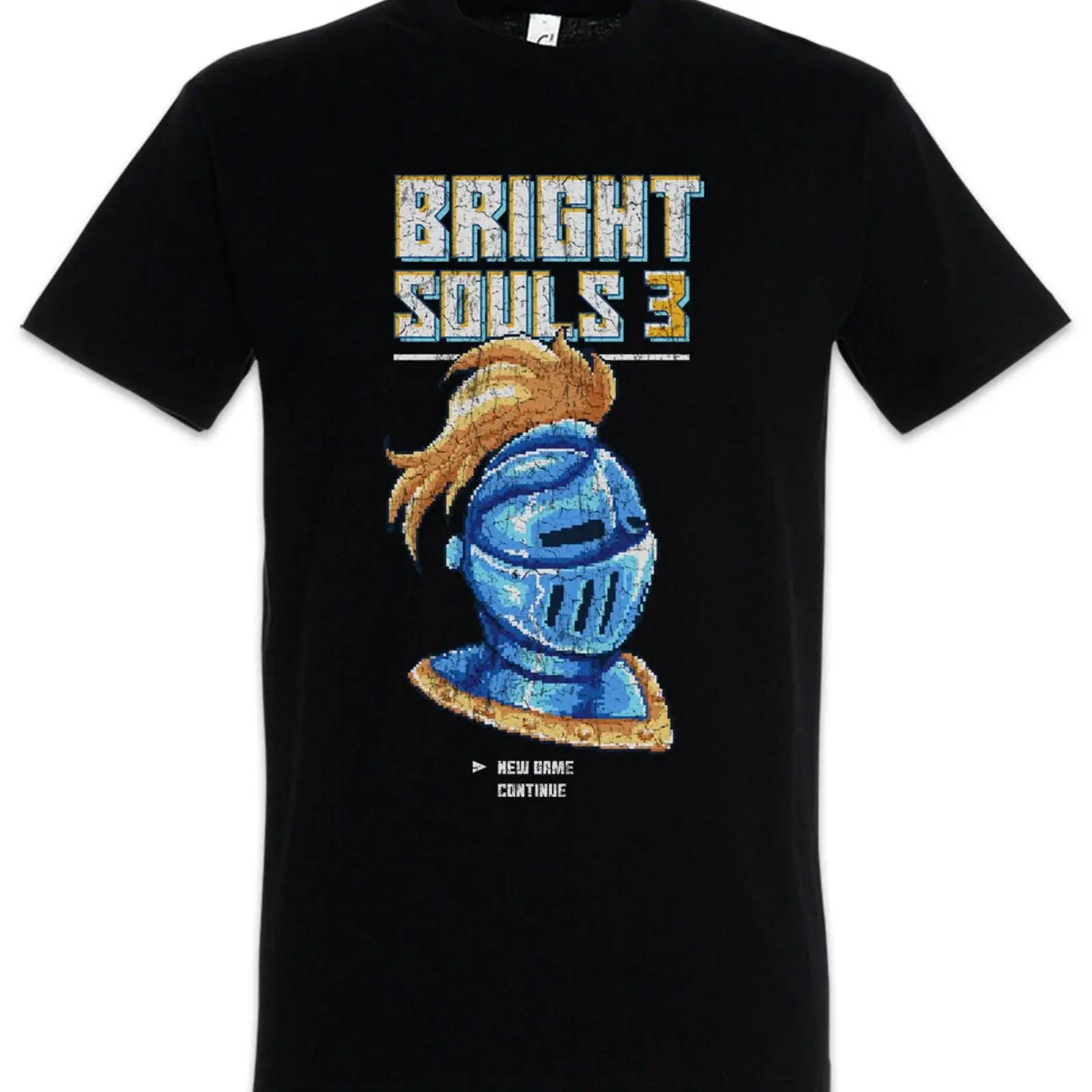 Retro Knight Gaming - تي شيرت Bright Souls 3 بتصميم