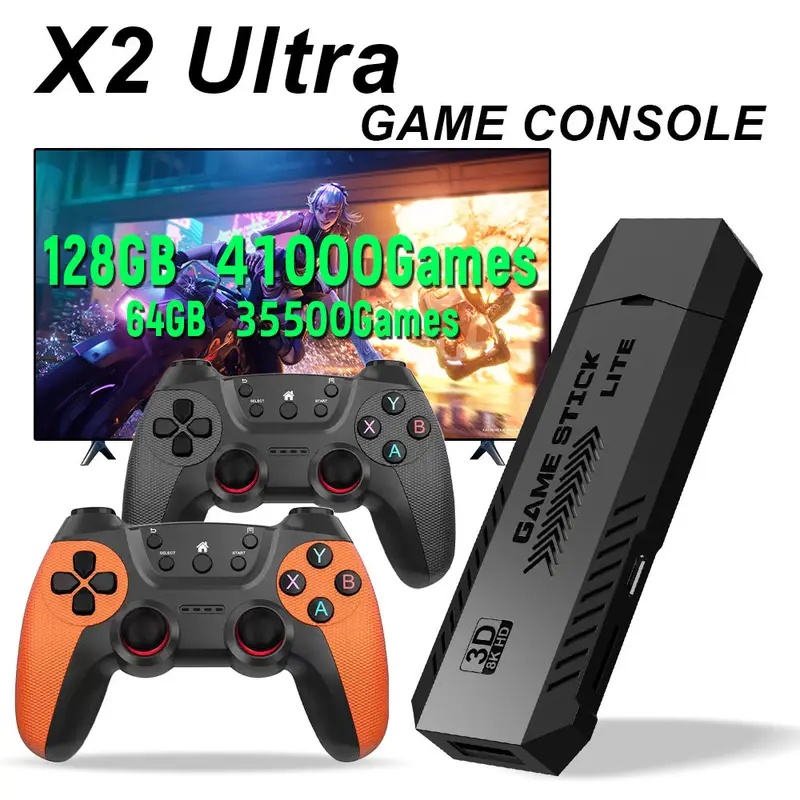 Retro Gaming Aesthetic - عصا ألعاب X2 Ultra Pro ريترو