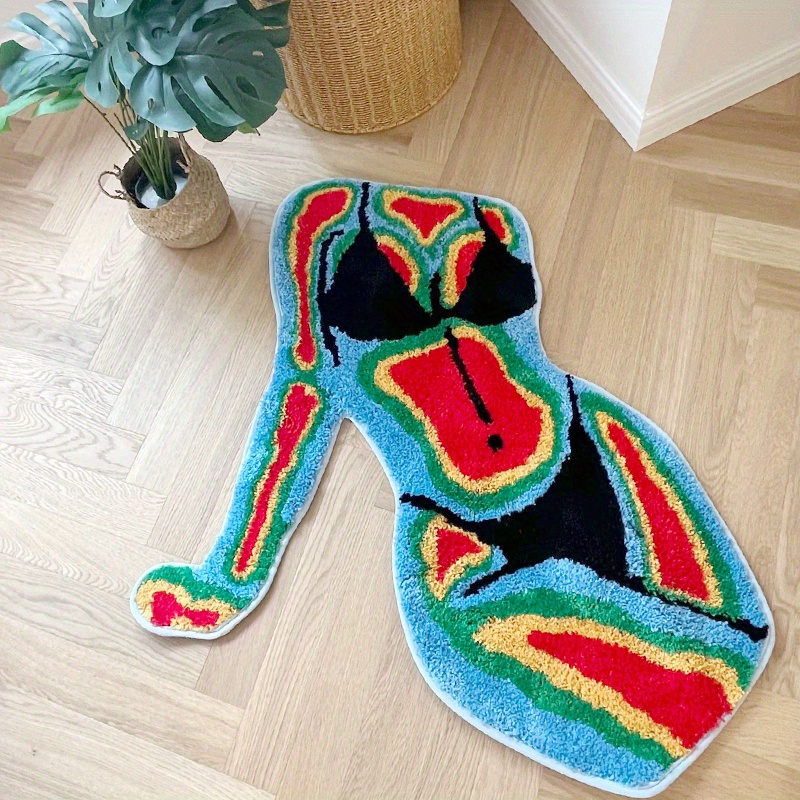 Retro Gaming Rug - سجادة أرضية متدفئة بشكل جسم غير