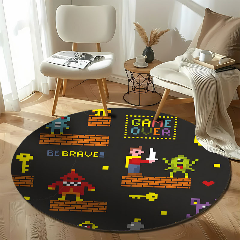 Retro Gaming Rug - شحن مجاني! سجادة ألعاب ريترو مزخرفة