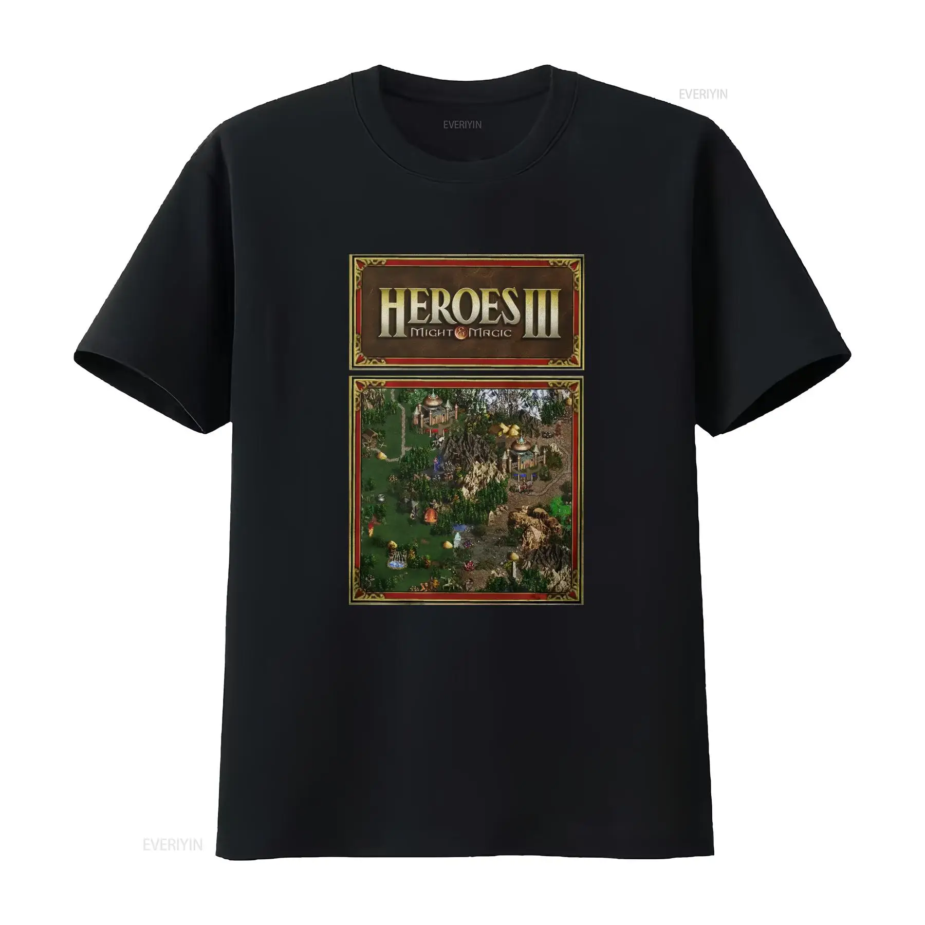 Retro Gaming Aesthetic - تي شيرت Heroes Map of Might
