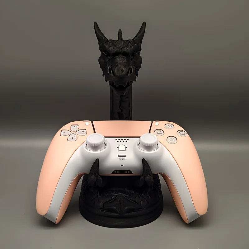 Retro Gaming Xbox Controller - حامل تحكم ألعاب على شكل تنين