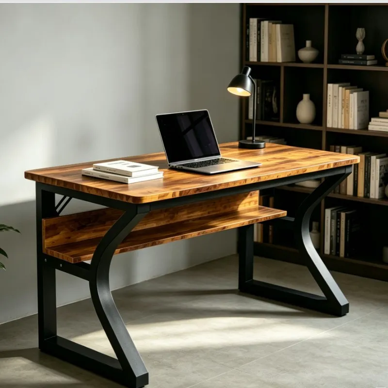 Retro Gaming Desk - طاولة كمبيوتر من الحديد المطاوع بتصميم