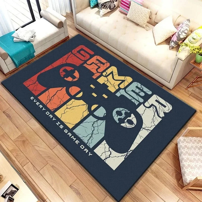 Retro Gaming Rug - سجادة ألعاب الرياضات الإلكترونية، وحدة تحكم