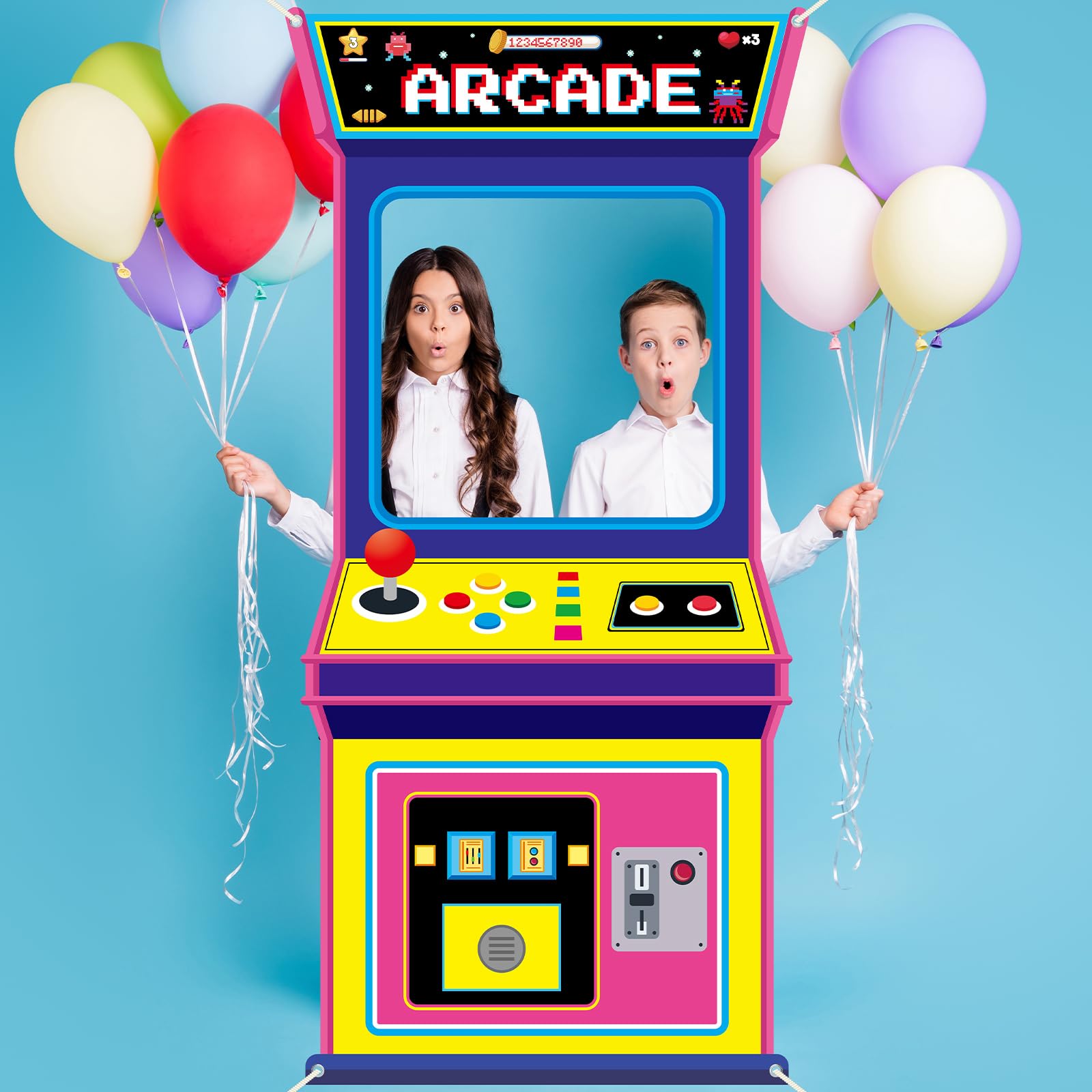 خلفية تصوير قماشية بتصميم ألعا - مراجعة Gaming Retro Arcade وسعره
