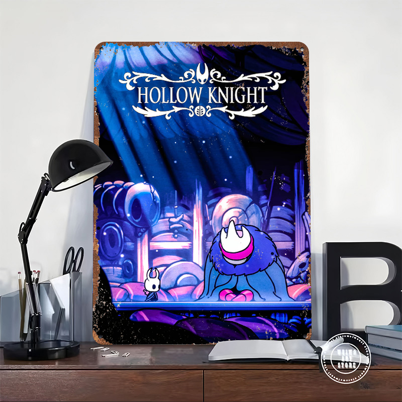 ملصق فني مطبوع للعبة هولو نايت - مراجعة Retro Knight Gaming وسعره