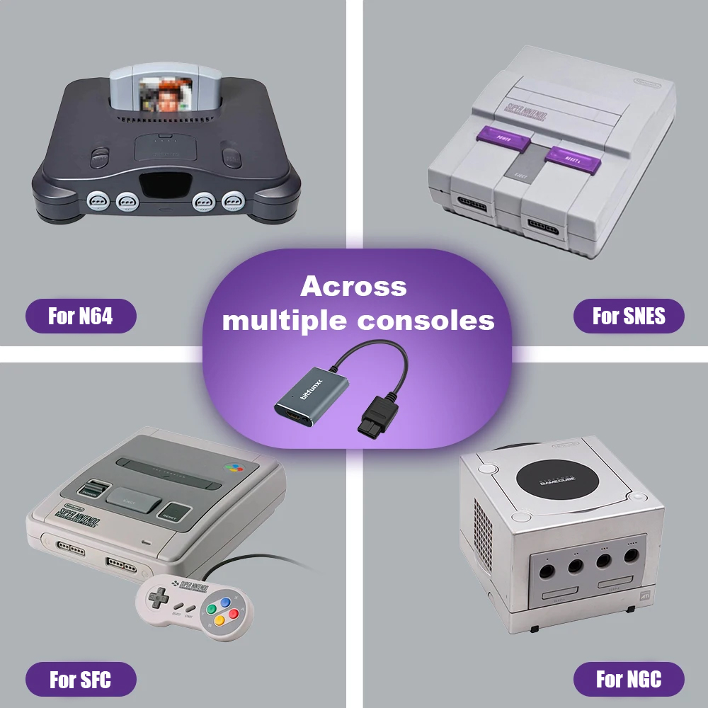 محول فيديو Bitfunx 720P Svideo - مراجعة Retro Gaming Aesthetic وسعره