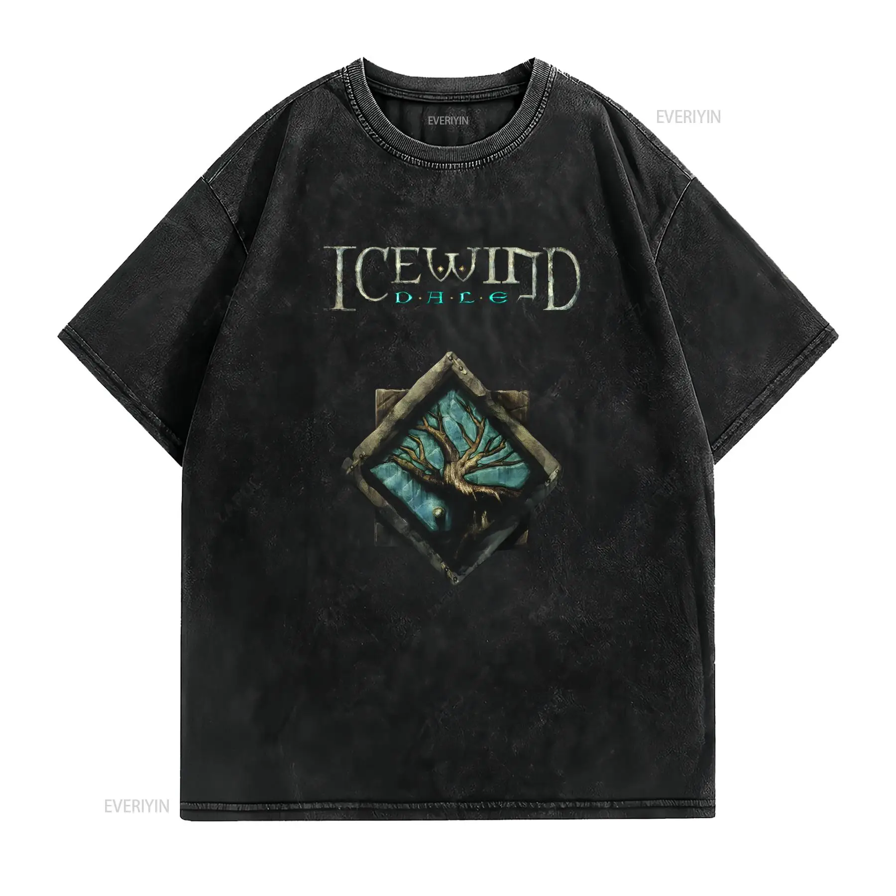 تي شيرت Icewind Dale Logo Clas - مراجعة Retro Gaming Video وسعره