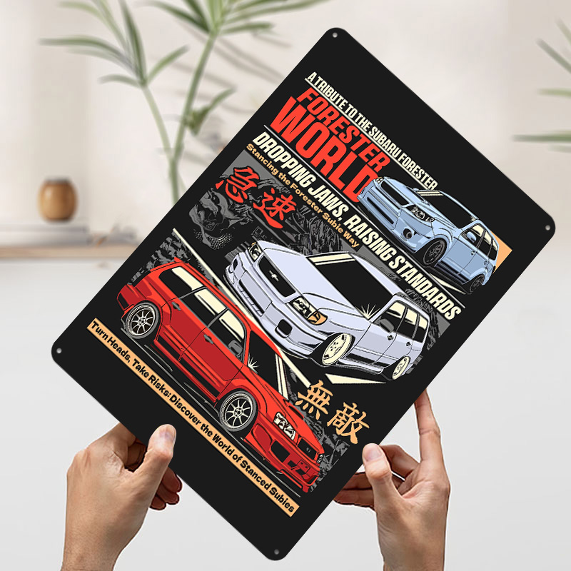 لوحة معدنية مخصصة بتصميم سيارة - مراجعة World Of Retro Gaming وسعره