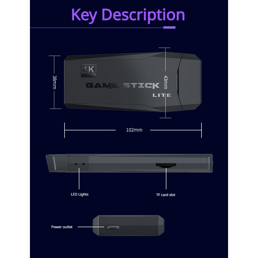 وحدة تحكم ألعاب ريترو محمولة ب - مراجعة Retro Gaming Arcade Console وسعره