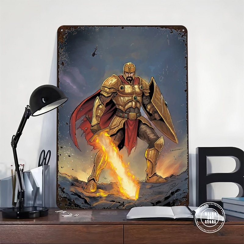 لوحة معدنية مطبوعة ثلاثية الأب - مراجعة Retro Knight Gaming وسعره
