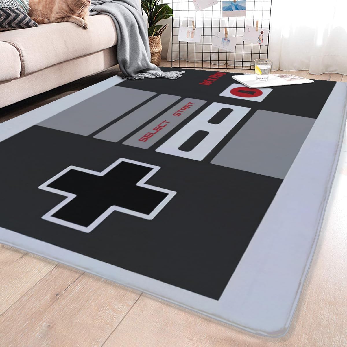 سجادة بتصميم وحدة تحكم NES كلا - مراجعة Retro Gaming Rug وسعره