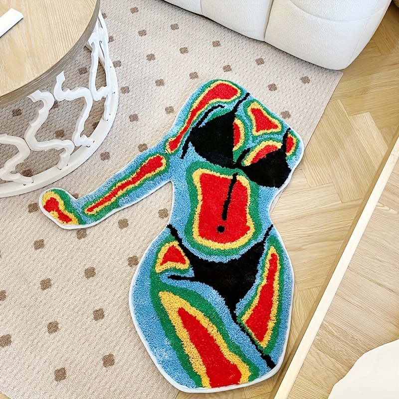 سجادة أرضية متدفئة بشكل جسم غي - مراجعة Retro Gaming Rug وسعره