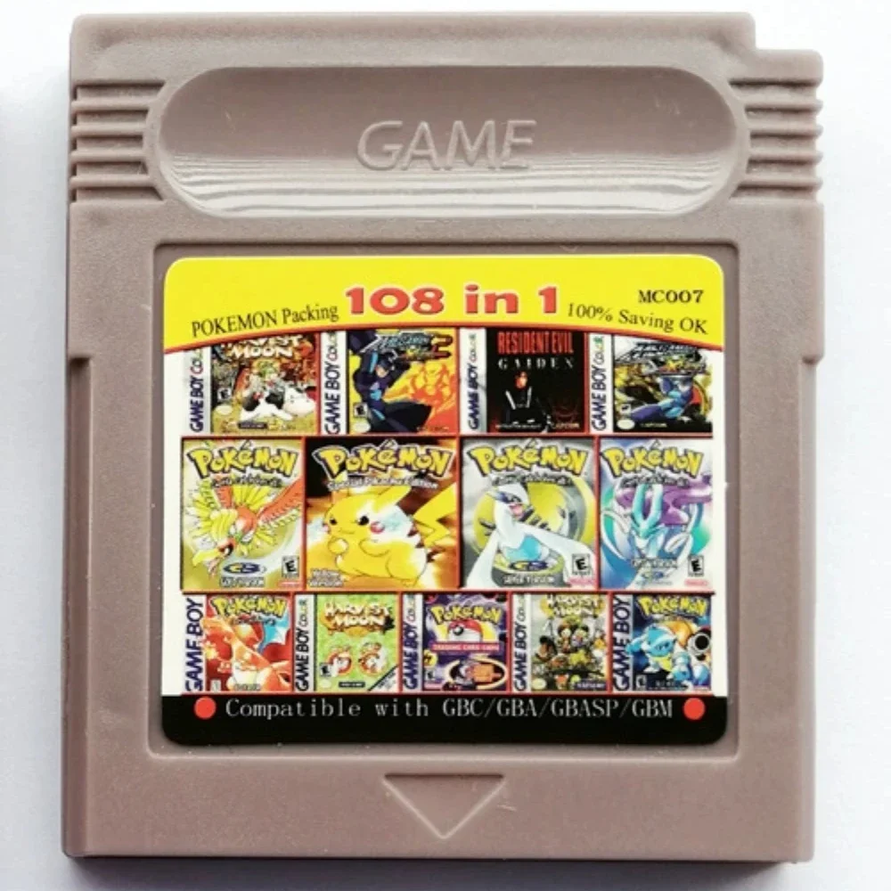 بطاقة ألعاب GBC الكلاسيكية الم - مراجعة Retro Gaming Video وسعره