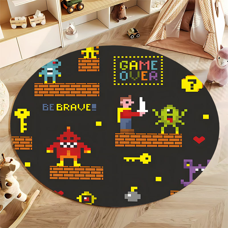 شحن مجاني! سجادة ألعاب ريترو م - مراجعة Retro Gaming Rug وسعره
