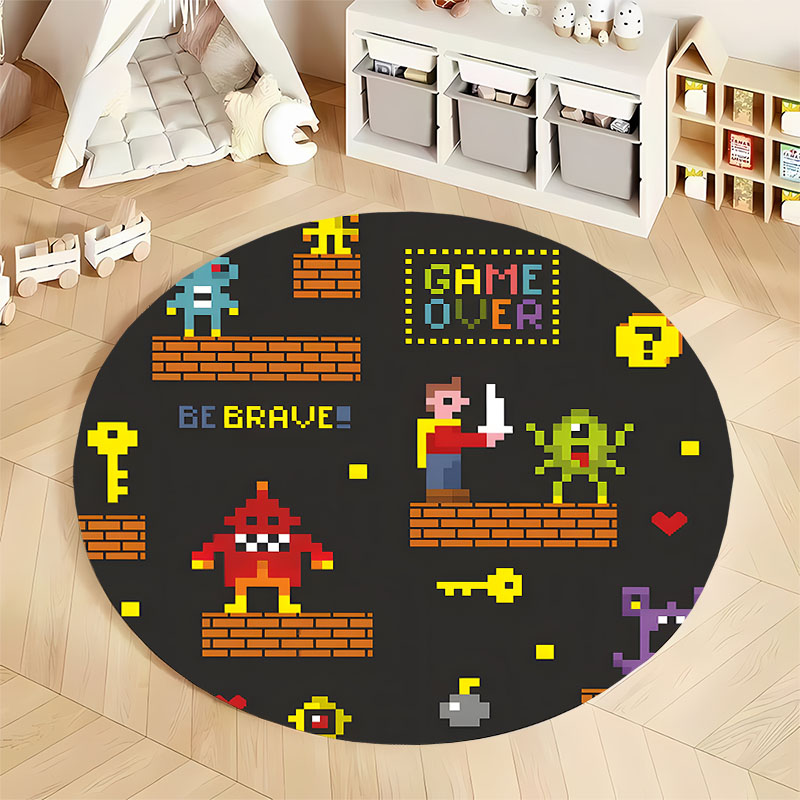 شحن مجاني! سجادة ألعاب ريترو م - مراجعة Retro Gaming Rug وسعره