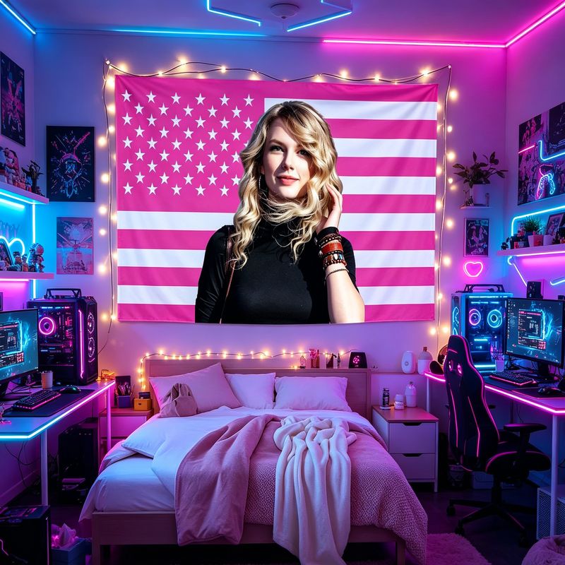 VIKAMA نسيج جداري مطبوع عليه ص - مراجعة Retro Gaming Aesthetic وسعره