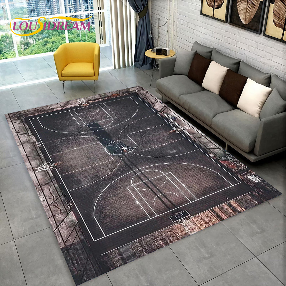 ثلاثية الأبعاد كرة السلة كور ا - مراجعة Retro Gaming Rug وسعره