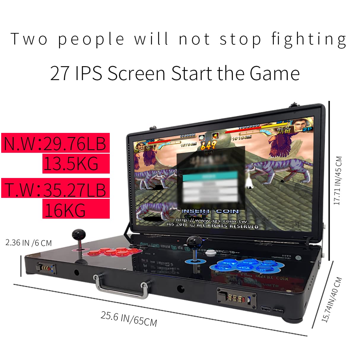 2023 تصميم جديد ثلاثية الأبعاد - مراجعة Retro Gaming Arcade Console وسعره