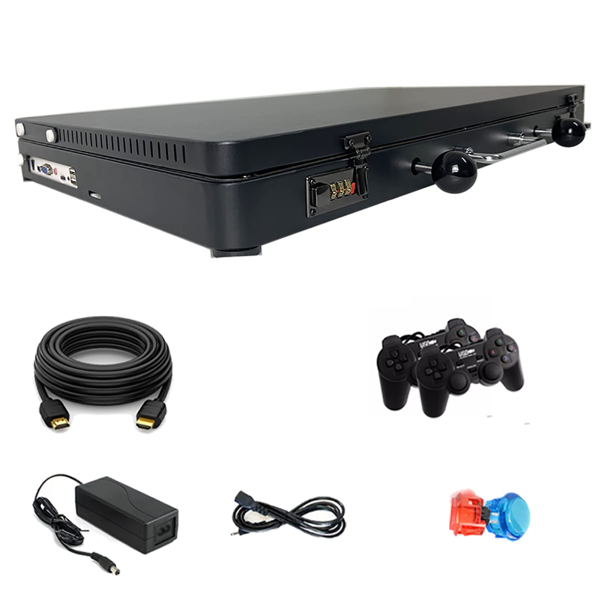 2023 تصميم جديد ثلاثية الأبعاد - مراجعة Retro Gaming Arcade Console وسعره
