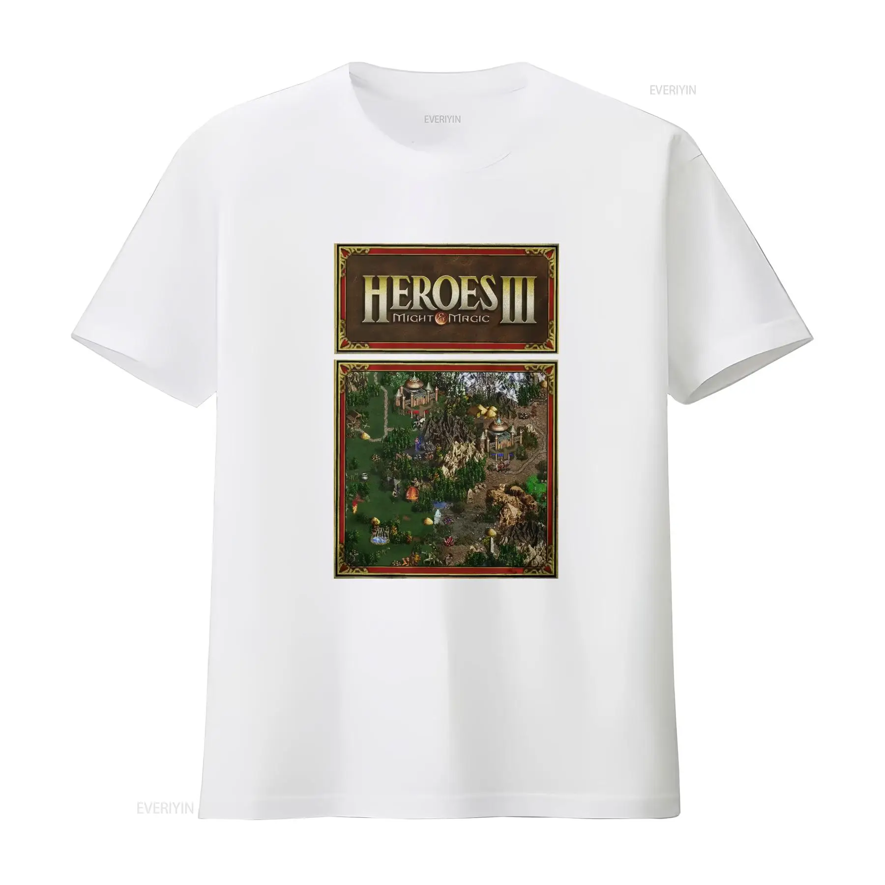 تي شيرت Heroes Map of Might An - مراجعة Retro Gaming Aesthetic وسعره