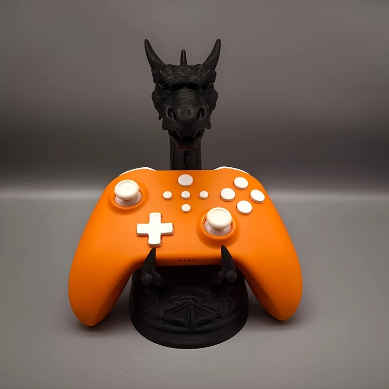 حامل تحكم ألعاب على شكل تنين خ - مراجعة Retro Gaming Xbox Controller وسعره