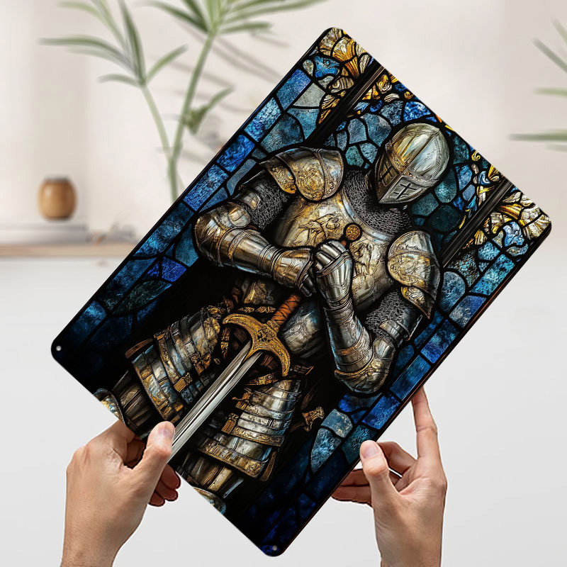 لوحة معدنية بتصميم الفارس ذو ا - مراجعة Retro Knight Gaming وسعره
