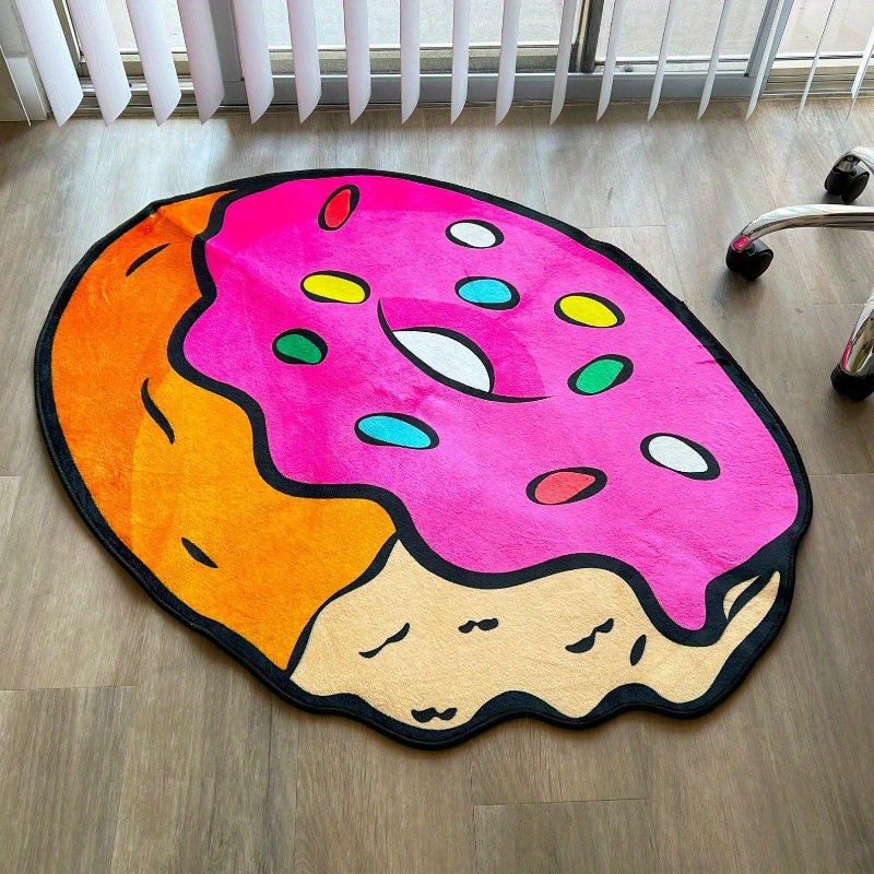 سجادة VIKAMA على شكل دونات، ما - مراجعة Retro Gaming Rug وسعره