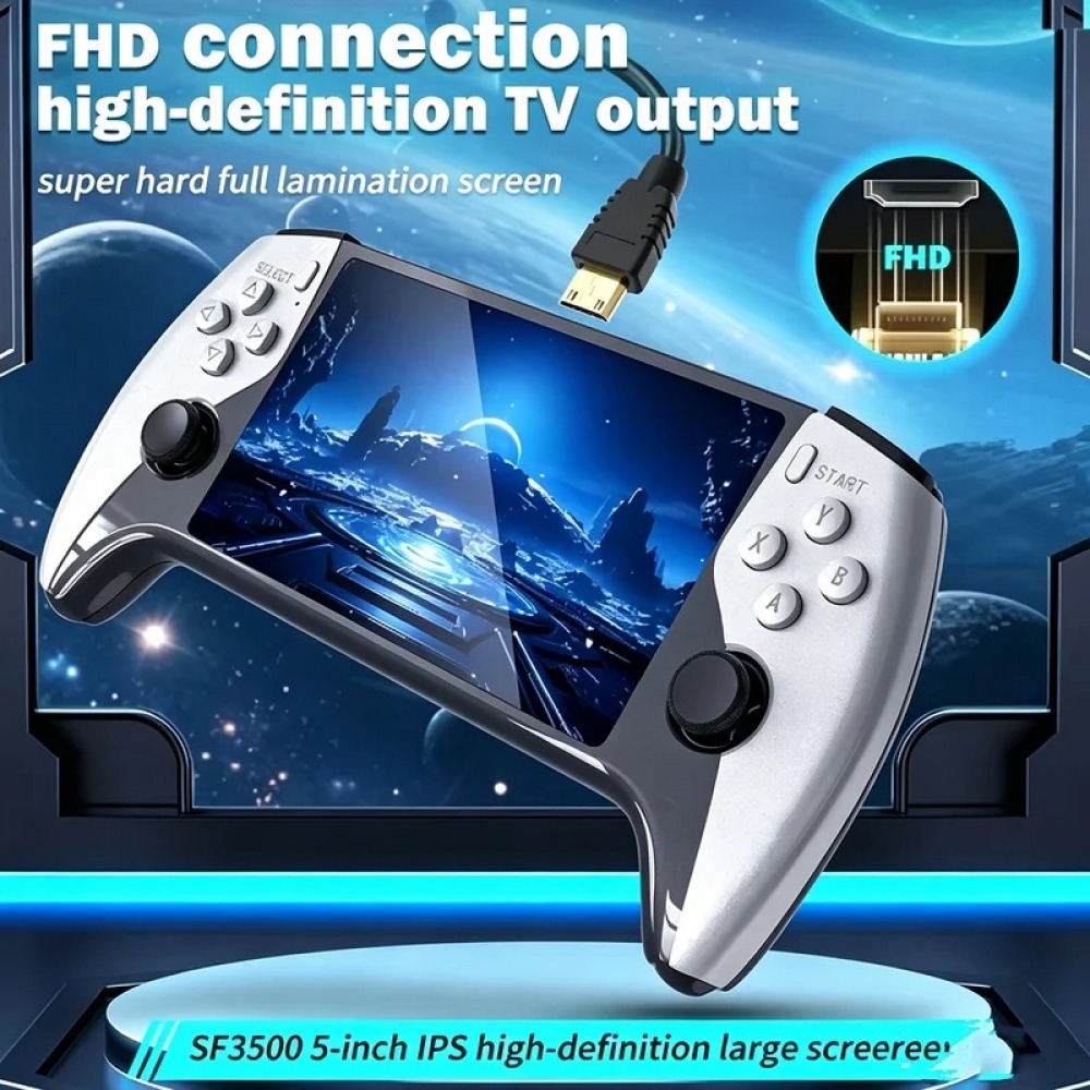 جهاز ألعاب محمول SF3500 بشاشة  - مراجعة Gaming Retro Arcade وسعره