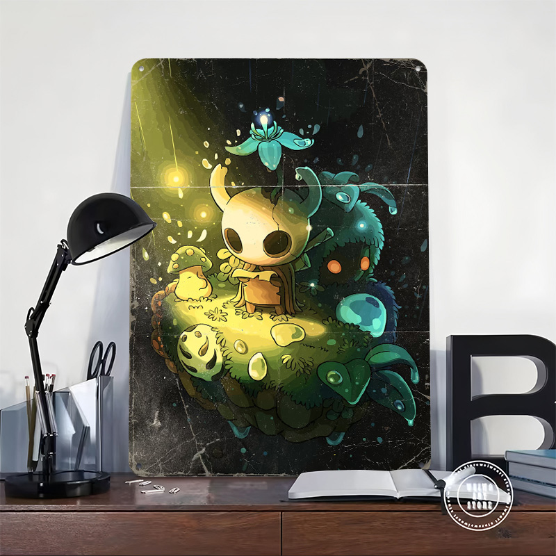 ملصق معدني بتصميم شخصيات هولو  - مراجعة Retro Knight Gaming وسعره
